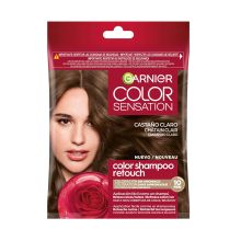Garnier - Cor de cabelo semipermanente sem amônia Color Shampoo Retouch Color Sensation - 5.0: Castanho claro