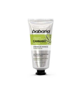 Babaria - Creme para as mãos nutritivo de cannabis