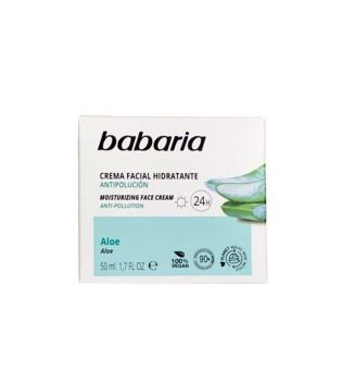 Babaria - Creme facial hidratante 24h - Aloe vera