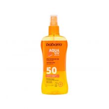 Babaria - Spray protetor solar bifásico Aqua UV SPF 50