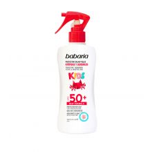 Babaria - Spray protetor solar infantil SPF50+ para pele atópica e sensível