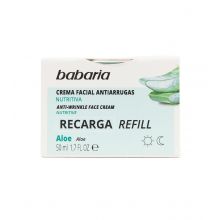 Babaria - Refil creme facial antirrugas - Aloe vera