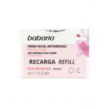 Babaria - Refil creme facial anti-rugas - Rosa Mosqueta