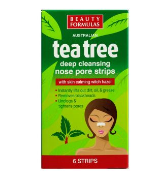 Beauty Formulas- Cleansing Nose Pore Strips Tea Tree