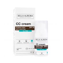 Bella Aurora - CC Cream anti-manchas escuras SPF50 + - Oil free