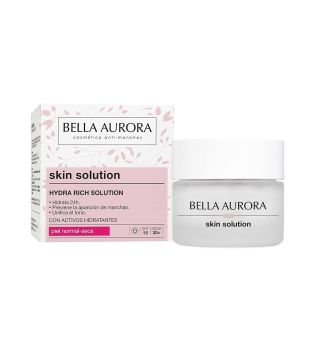 Bella Aurora - *Skin Solution* - creme hidratante intensivo 24h Hydra Rich Solution SPF15
