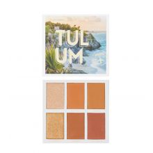 BH Cosmetics - *Travel Series* - Paleta de Bronzeadores e Iluminadores - Tanned in Tulum