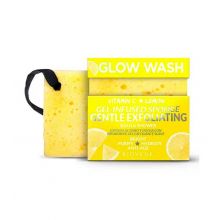 Biovène - Esponja de banho e gel de duche - Vitamina C e limão