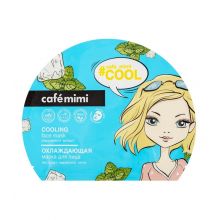 Café Mimi - Máscara facial em tecido - Efeito frio