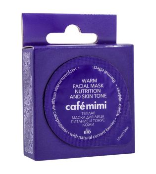 Café Mimi - Máscara facial calorosa - Nutrição e tonificação