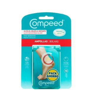 Compeed - Ampolas médias - 10 curativos