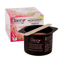 Daen - Cera depilatória para micro-ondas - Rosa Mosqueta