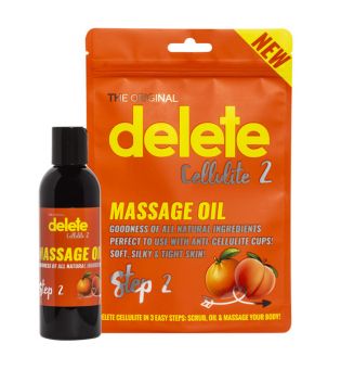 Delete Makeup - Óleo corporal anti-celulite para massagem Passo 2
