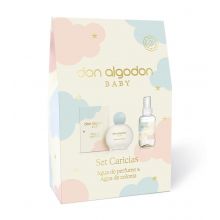 Don Algodon - Conjunto de perfume e colônia Baby Caricias