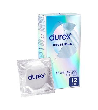 Durex - Preservativos Invisíveis Super Finos Extra Sensíveis - 12 unidades