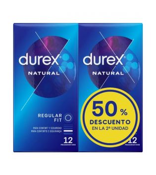 Durex - Preservativos Naturais - 2 x 12 unidades