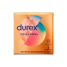Durex - Preservativos para a sensação pele a pele Real Feel - 3 unidades