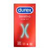 Durex - Preservativos Sensitive Slim Fit - 10 unidades