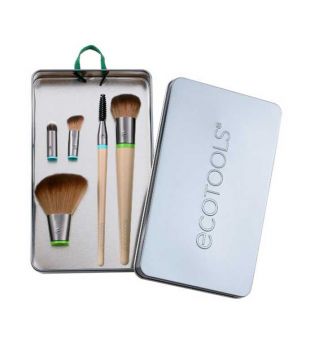 Ecotools - Conjunto de escovas + 5 cabeças intercambiáveis Daily Essentials
