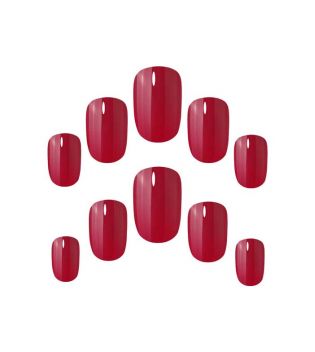 Elegant Touch - Unhas postiças Colour Nails - Rich Red
