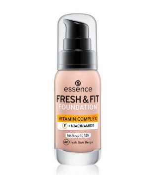 essence - Base Fresh & Fit Vitamin Complex - 40: Fresh Sun Beige