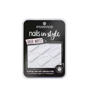 essence - Unhas postiças Nails in Style - 11: Sheer Whites