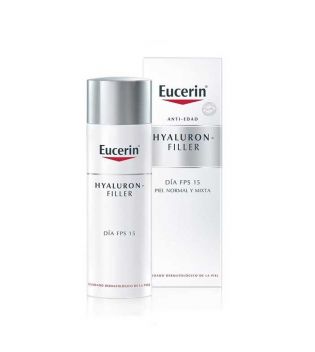 Eucerin - Creme de dia anti-envelhecimento SPF15 Hyaluron-Filler - Pele normal e mista