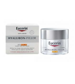 Eucerin - Creme de dia anti-envelhecimento SPF30 Hyaluron-Filler - Todos os tipos de pele
