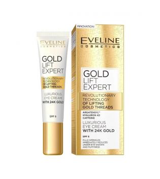 Eveline Cosmetics - Creme de contorno de olhos e pálpebras Gold Lift Expert