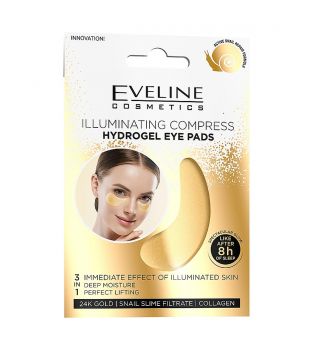 Eveline Cosmetics - Pensos oculares de hidrogel Illuminating Compress