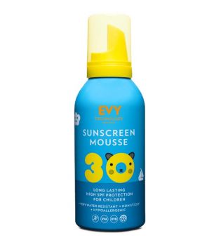 Evy Technology - Protetor solar para crianças Sunscreen Mousse SPF 30 150ml