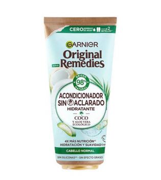 Garnier - Leave-in Condicionador Água de Coco e Aloe Vera Remédios Originais 200ml - Cabelos normais