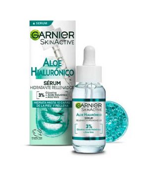 Garnier - *Skin Active* - Soro Hidratante Hialurônico Aloe Esfoliante