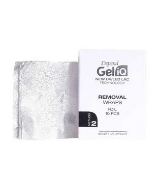 Depend - Bandas removedoras de esmalte Gel iQ Removal Wraps Folie Method 2