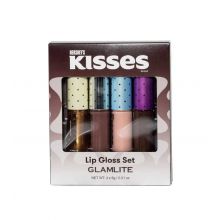 Glamlite - *Hersey's Kisses* - Conjunto de brilho labial
