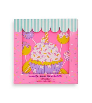 I Heart Revolution - Paleta de rostos Birthday Cake - Vanilla Swirl