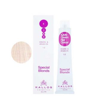 Cosméticos Kallos - Tintura de cabelo Special Blonds - 901: Ultra Light Ash Blond