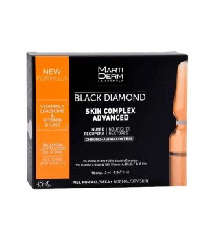 MartiDerm - *Black Diamond* - Tratamento Avançado Complexo de Pele - 10 Frascos