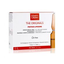 MartiDerm - *The Originals* - Ampolas hidratantes, antioxidantes e reafirmantes Proteos Liposome - 10 unidades