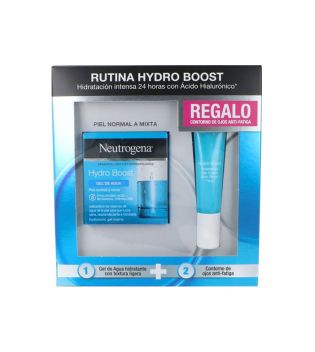 Neutrogena - Pacote de gel de água hidratante + contorno dos olhos Hydro Boost