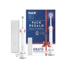 Oral B - Pacote de presente com escova de dentes elétrica Pro 2 2500