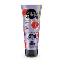 Organic Shop - Esfoliante capilar volumizador para cabelos oleosos - Figo e Rosa Mosqueta