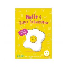 Quret - Máscara Facial Hello Friends - Egg