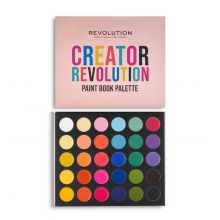 Revolution - *Creator* - Paleta de sombras em creme para rosto e corpo Face Paint Book