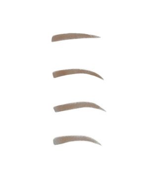 Revolution - Kit de sobrancelhas em pó para sobrancelhas - Dark Brown
