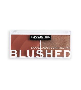 Revolution Relove - Duo de blush e realçador Colour Play Blushed - Baby