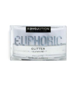 Revolution Relove - *Euphoric* -  Glitter solto iridescente para todos os fins - Ice White