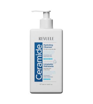 Revuele - *Ceramide* - Hidratante de limpeza com ácido hialurônico - Pele seca ou muito seca