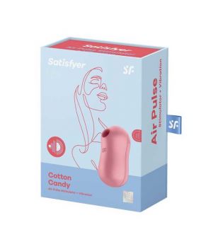 Satisfyer - Estimulador do clitóris Cotton Candy - Vermelho