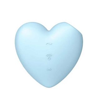 Satisfyer - Estimulador do clitóris Cutie Heart - Azul